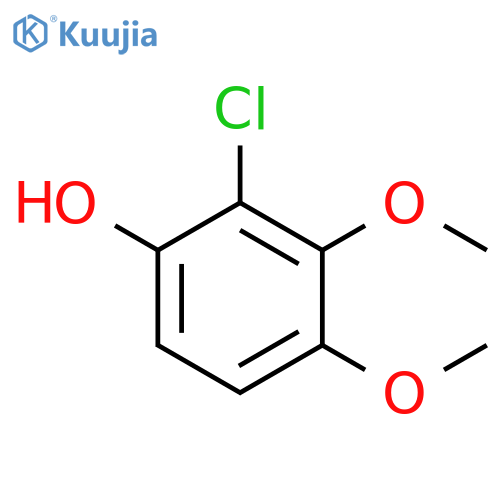2-chloro-3,4-dimethoxyphenol structure