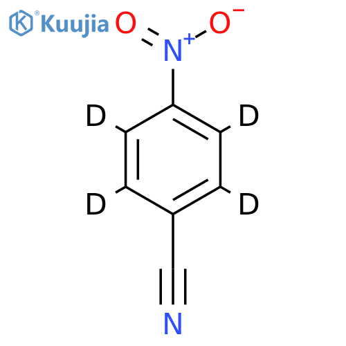 4-Nitrobenzonitrile-d4 structure