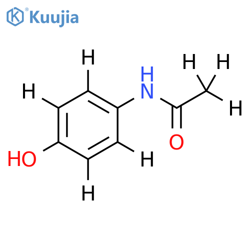 N-(4-HYDROXYPHENYL-2,3,5,6-D4)ACETAMIDE-2,2,2-D3 structure