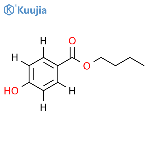 n-Butyl 4-Hydroxybenzoate-2,3,5,6-d4 structure