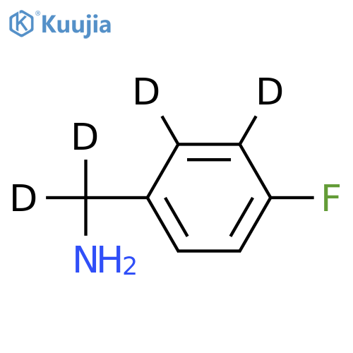 4-Fluorobenzyl-2,3,5,6-d4-amine structure