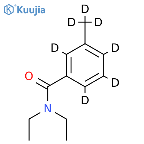 N,N-Diethyl-3-methyl-d3-benzamide-2,4,5,6-d4 structure