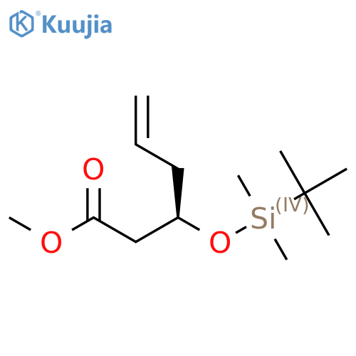 (R)-Methyl 3-((tert-butyldimethylsilyl)oxy)hex-5-enoate structure