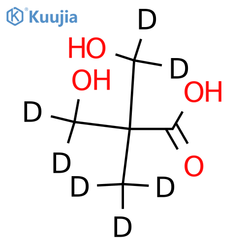 2,2-BIS(HYDROXYMETHYL-D2)PROPIONIC-3,3,3-D3 ACID structure