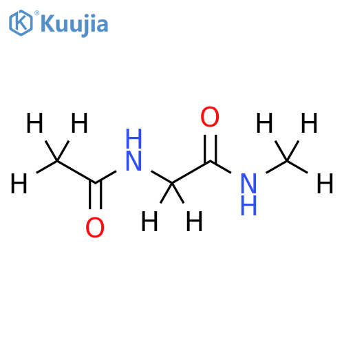 N-ACETYL-D3-GLYCINE-D2-N-METHYL-D3-AMIDE structure