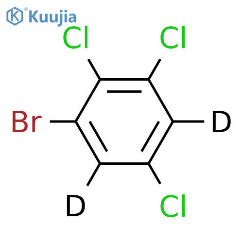 1-BROMO-2,3,5-TRICHLOROBENZENE-D2 structure