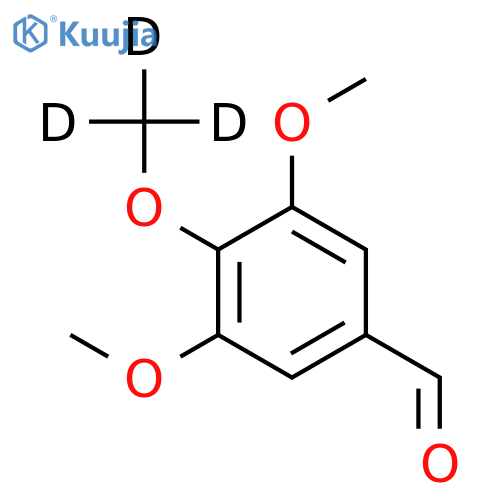 3,4,5-Trimethoxybenzaldehyde-d3 structure