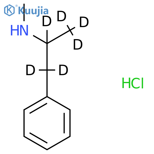 (±)-1-Phenyl-2-methylaminopropane-1,1,2,3,3,3-d6 HCl structure