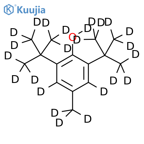 2,6-DI-TERT-BUTYL-4-METHYLPHENOL-D24 structure
