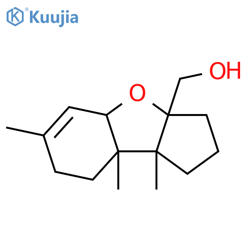 3aH-Cyclopenta[b]benzofuran-3a-methanol,1,2,3,4a,7,8,8a,8b-octahydro-6,8a,8b-trimethyl- (9CI) structure