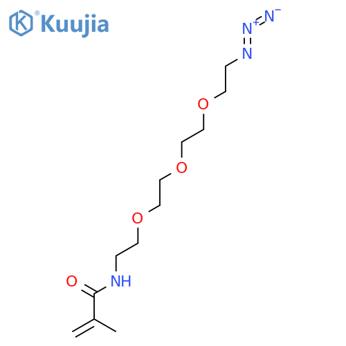 2-Propenamide, N-[2-[2-[2-(2-azidoethoxy)ethoxy]ethoxy]ethyl]-2-methyl- structure