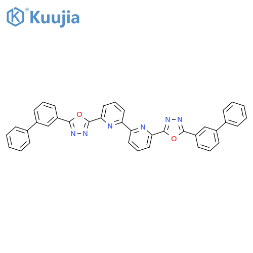 BP-OXD-Bpy , 6,6'-Bis[5-(biphenyl-4-yl)-1,3,4-oxadiazo-2-yl]2 structure