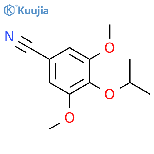 3,5-dimethoxy-4-(propan-2-yloxy)benzonitrile structure