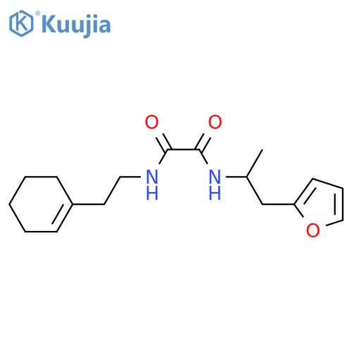N'-2-(cyclohex-1-en-1-yl)ethyl-N-1-(furan-2-yl)propan-2-ylethanediamide structure