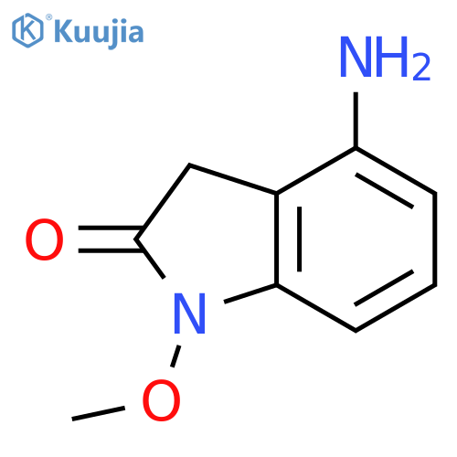 4-amino-1,3-dihydro-1-methoxy-2H-Indol-2-one structure