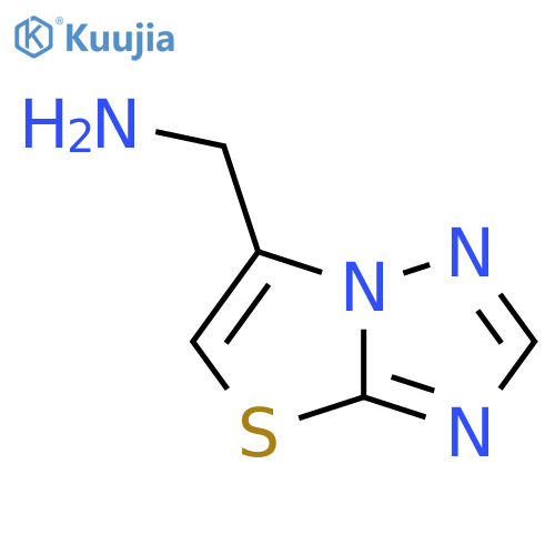 {[1,2,4]triazolo[3,2-b][1,3]thiazol-6-yl}methanamine structure