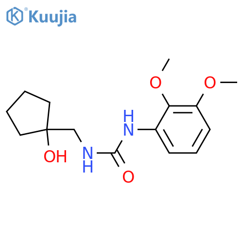 1-(2,3-dimethoxyphenyl)-3-(1-hydroxycyclopentyl)methylurea structure