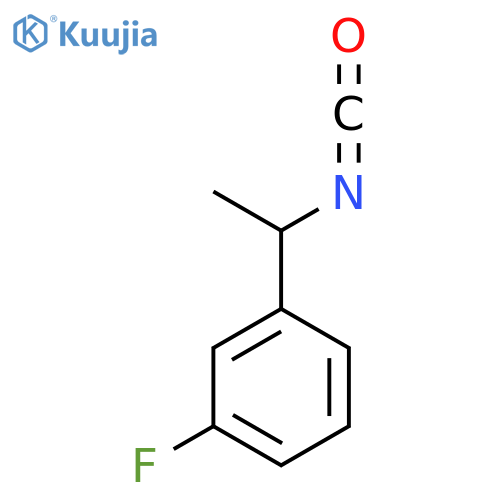 1-fluoro-3-(1-isocyanatoethyl)benzene structure