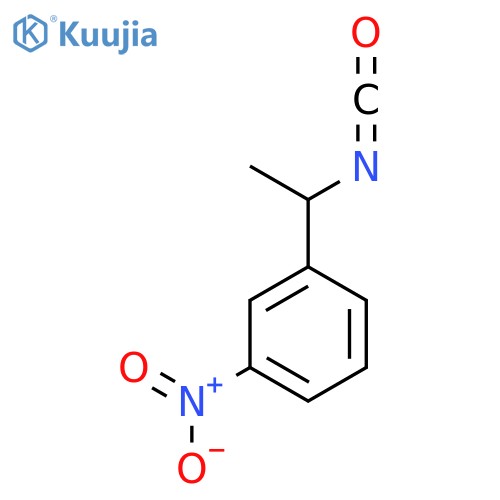 1-(1-isocyanatoethyl)-3-nitrobenzene structure