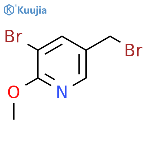 3-Bromo-5-bromomethyl-2-methoxy-pyridine structure