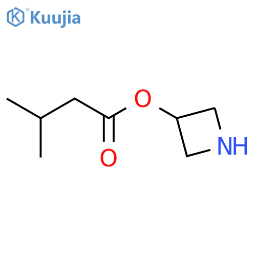 3-Azetidinyl 3-methylbutanoate structure