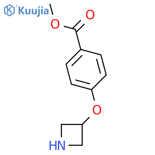 methyl 4-(azetidin-3-yloxy)benzoate structure