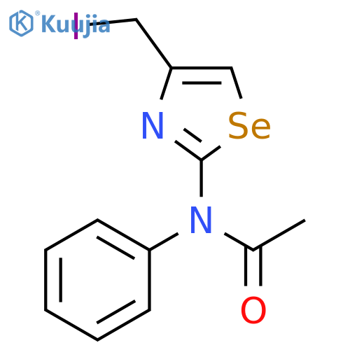 Acetamide, N-[4-(iodomethyl)-2-selenazolyl]-N-phenyl- structure