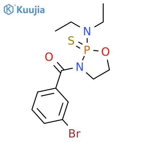 Methanone, (3-bromophenyl)[2-(diethylamino)-2-sulfido-1,3,2-oxazaphospholidin-3-yl]- structure