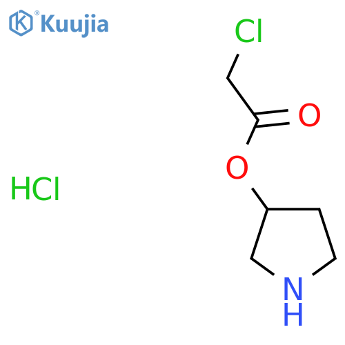 3-Pyrrolidinyl 2-chloroacetate hydrochloride structure