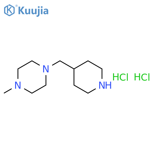 1-Methyl-4-(4-piperidinylmethyl)piperazine dihydrochloride structure