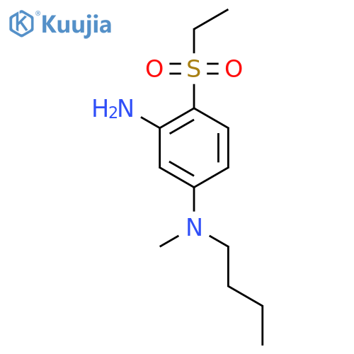 N1-Butyl-4-(ethylsulfonyl)-N1-methyl-1,3-benzenediamine structure