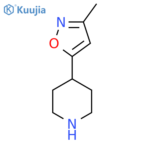 4-(3-methyl-1,2-oxazol-5-yl)piperidine structure
