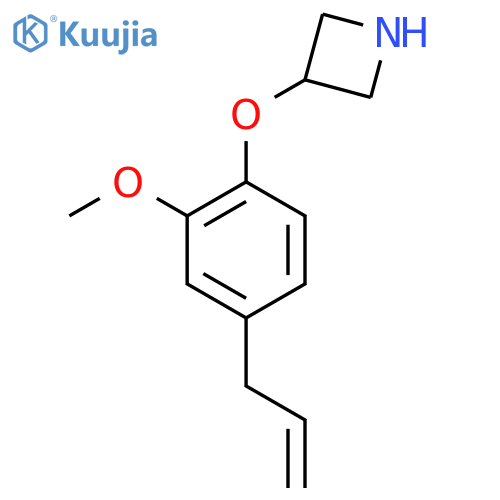 3-(4-Allyl-2-methoxyphenoxy)azetidine structure