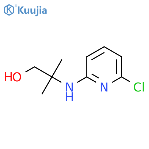 2-[(6-Chloro-2-pyridinyl)amino]-2-methyl-1-propanol structure