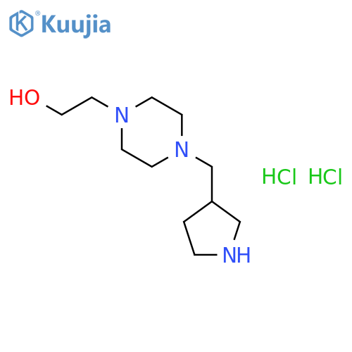 2-4-(3-Pyrrolidinylmethyl)-1-piperazinyl-1-ethanol Dihydrochloride structure