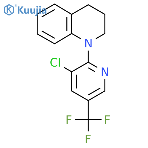 1-3-Chloro-5-(trifluoromethyl)-2-pyridinyl-1,2,3,4-tetrahydroquinoline structure