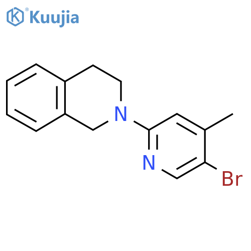 2-(5-Bromo-4-methyl-2-pyridinyl)-1,2,3,4-tetrahydroisoquinoline structure