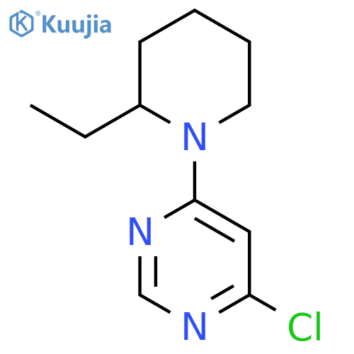 4-chloro-6-(2-ethylpiperidin-1-yl)pyrimidine structure