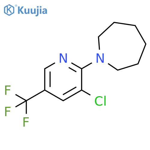 1-3-Chloro-5-(trifluoromethyl)pyridin-2-ylazepane structure