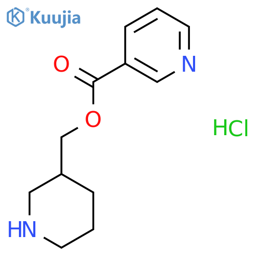 3-Piperidinylmethyl nicotinate hydrochloride structure
