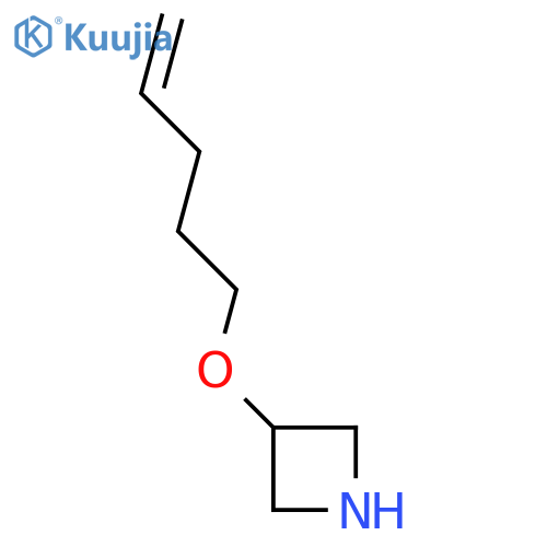 3-(4-Pentenyloxy)azetidine structure