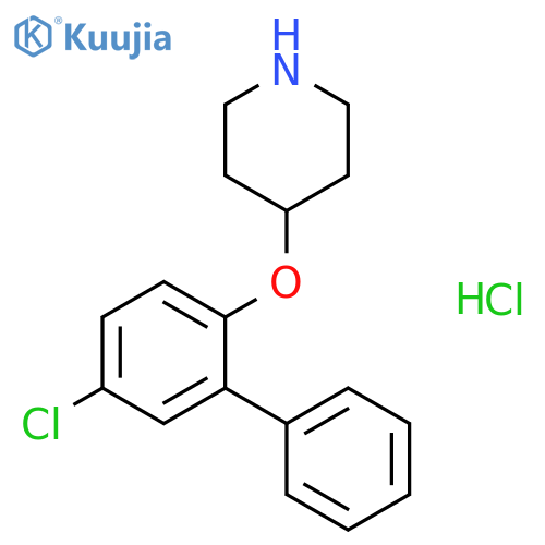 5-Chloro1,1'-biphenyl-2-yl 4-piperidinyl etherhydrochloride structure