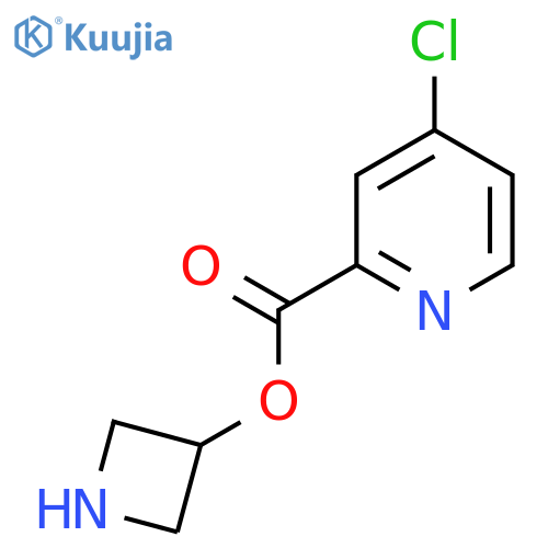 3-Azetidinyl 4-chloro-2-pyridinecarboxylate structure