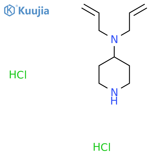 N,N-Diallyl-4-piperidinamine dihydrochloride structure