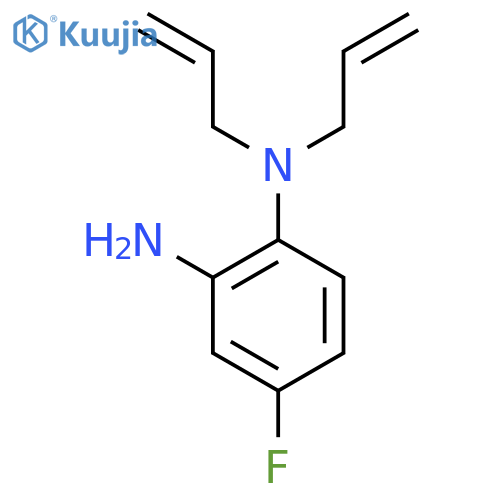 N~1~,N~1~-Diallyl-4-fluoro-1,2-benzenediamine structure