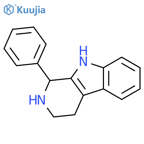 1H-Pyrido[3,4-b]indole, 2,3,4,9-tetrahydro-1-phenyl-, (±)- structure