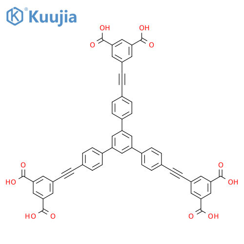 1,3,5-Tris(4-(3,5-dicarboxyphenylethynyl)phenyl)benzene structure