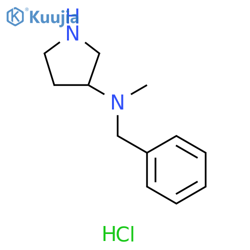 N-Benzyl-N-methyl-3-pyrrolidinamine Dihydrochloride structure