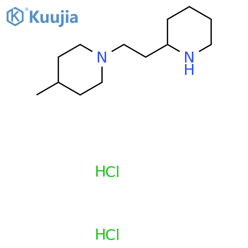 4-Methyl-1-2-(2-piperidinyl)ethylpiperidinedihydrochloride structure