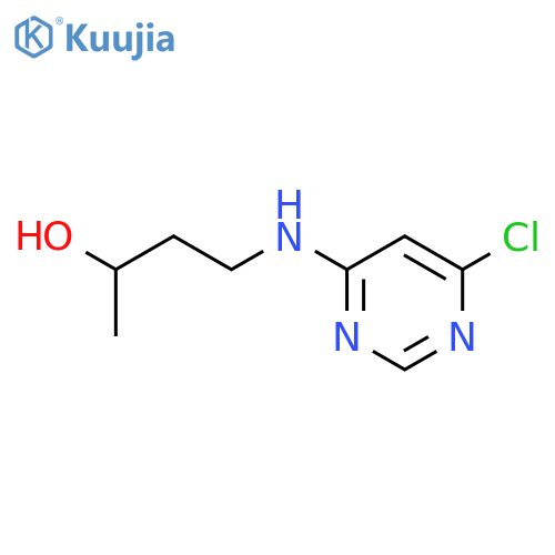 4-(6-Chloro-4-pyrimidinyl)amino-2-butanol structure